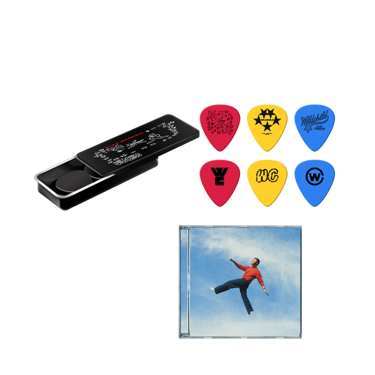 WILDCHILD - CD + GUITAR PICK SET Bundle
