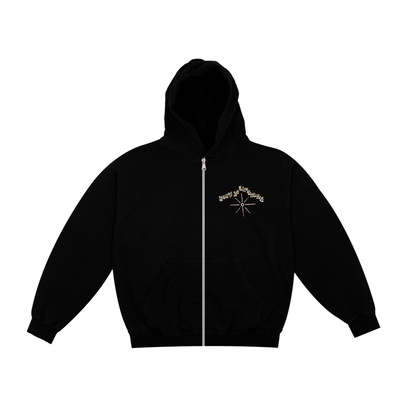 You'll Be Alright, Kid Black Zip-Up Hoodie